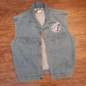 MOVING SALE! Toronto Blue Jay's Jean Jacket Vest